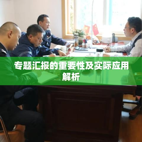 专题汇报的重要性及实际应用解析