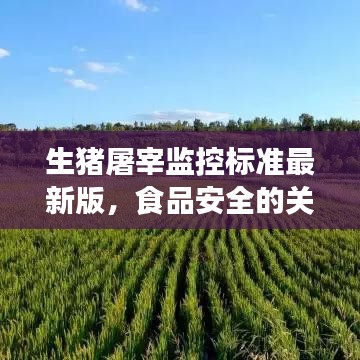 生猪屠宰监控标准最新版,食品安全的关键保障