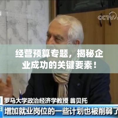 经营预算专题，揭秘企业成功的关键要素！
