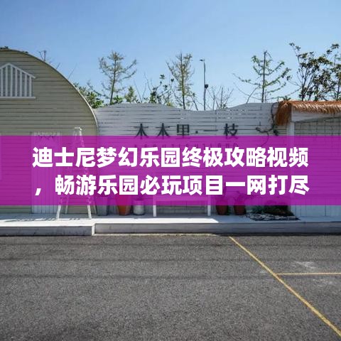 迪士尼梦幻乐园终极攻略视频,畅游乐园必玩项目一网打尽