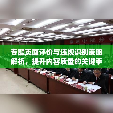 专题页面评价与违规识别策略解析，提升内容质量的关键手段