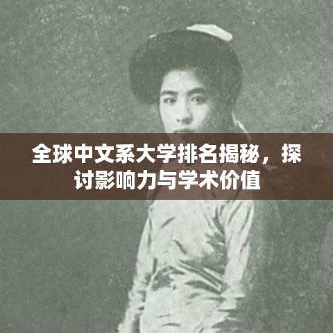 全球中文系大学排名揭秘,探讨影响力与学术价值