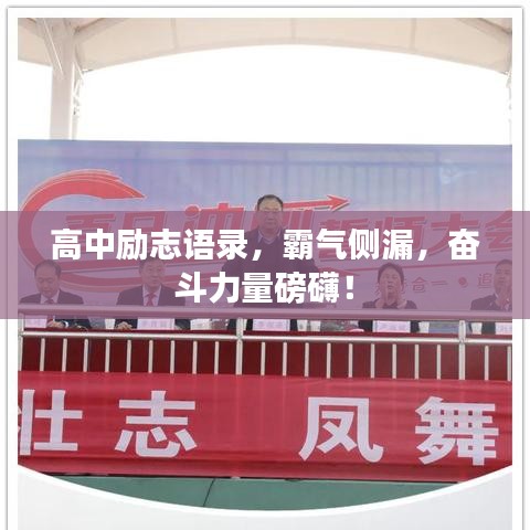 高中励志语录,霸气侧漏,奋斗力量磅礴!