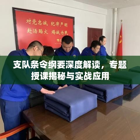 支队条令纲要深度解读，专题授课揭秘与实战应用