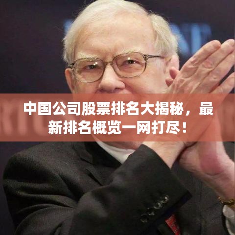 中国公司股票排名大揭秘,最新排名概览一网打尽!