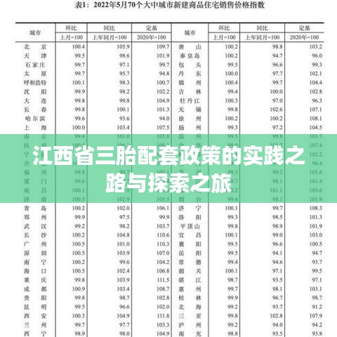 江西省三胎配套政策的实践之路与探索之旅