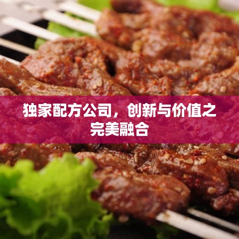 独家配方公司，创新与价值之完美融合