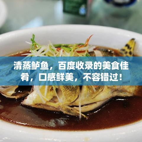 清蒸鲈鱼,百度收录的美食佳肴,口感鲜美,不容错过!
