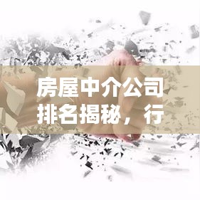 房屋中介公司排名揭秘,行业领导者与优质服务一览无遗