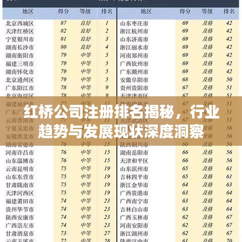 红桥公司注册排名揭秘，行业趋势与发展现状深度洞察