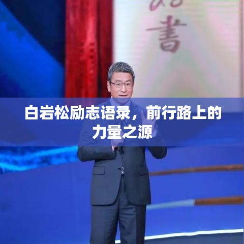 白岩松励志语录,前行路上的力量之源