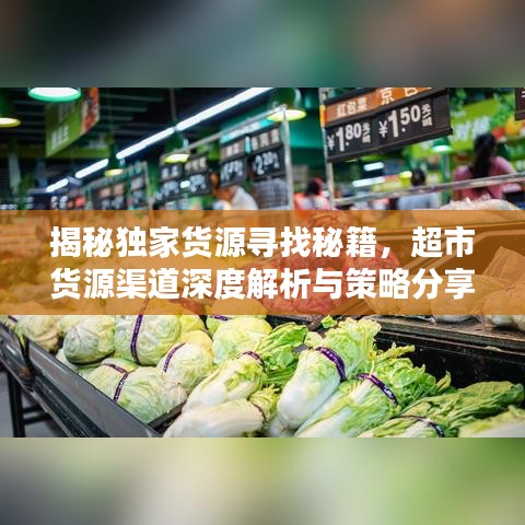 揭秘独家货源寻找秘籍,超市货源渠道深度解析与策略分享