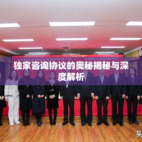独家咨询协议的奥秘揭秘与深度解析