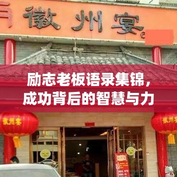 励志老板语录集锦，成功背后的智慧与力量