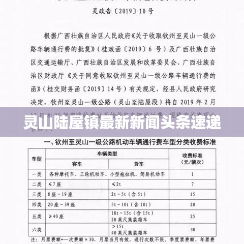 灵山陆屋镇最新新闻头条速递