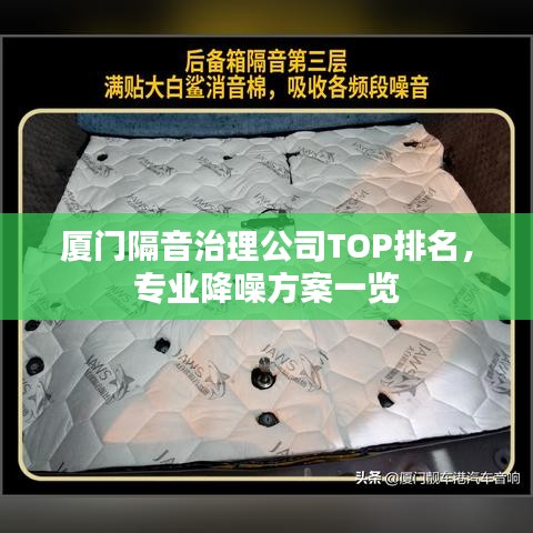 厦门隔音治理公司TOP排名,专业降噪方案一览
