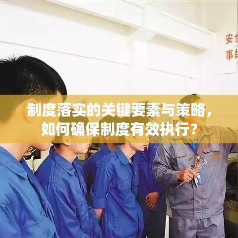 制度落实的关键要素与策略，如何确保制度有效执行？