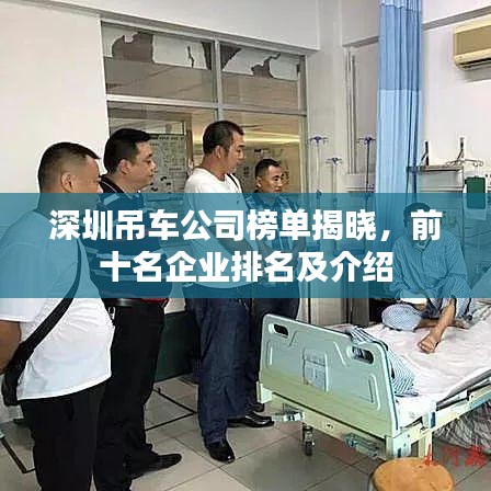 深圳吊车公司榜单揭晓,前十名企业排名及介绍