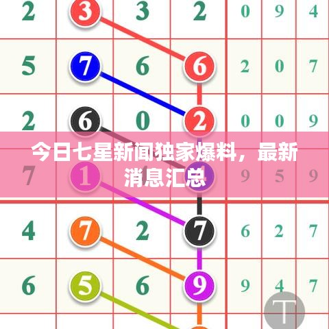 今日七星新闻独家爆料，最新消息汇总