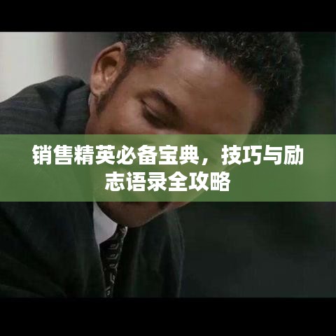 销售精英必备宝典,技巧与励志语录全攻略