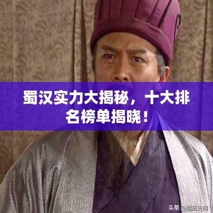 蜀汉实力大揭秘,十大排名榜单揭晓!