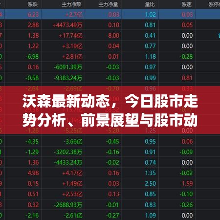沃森最新动态，今日股市走势分析、前景展望与股市动态速递