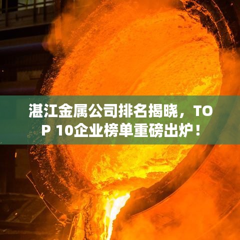 湛江金属公司排名揭晓,TOP 10企业榜单重磅出炉!