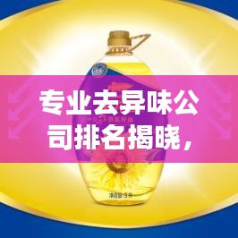 专业去异味公司排名揭晓,解决异味问题的行业佼佼者