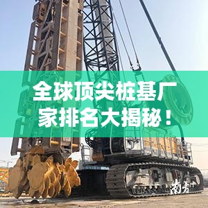 全球顶尖桩基厂家排名大揭秘!